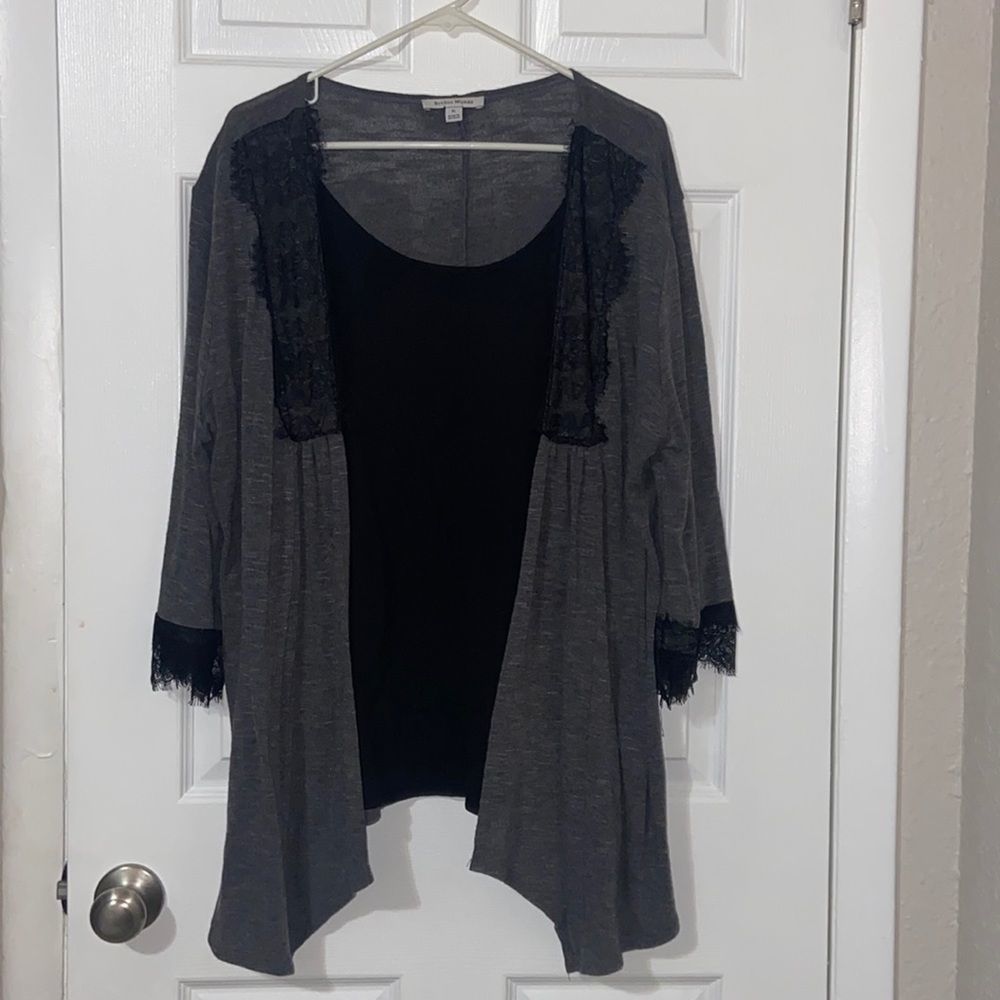 Studio Works Faux Cardigan and Tank